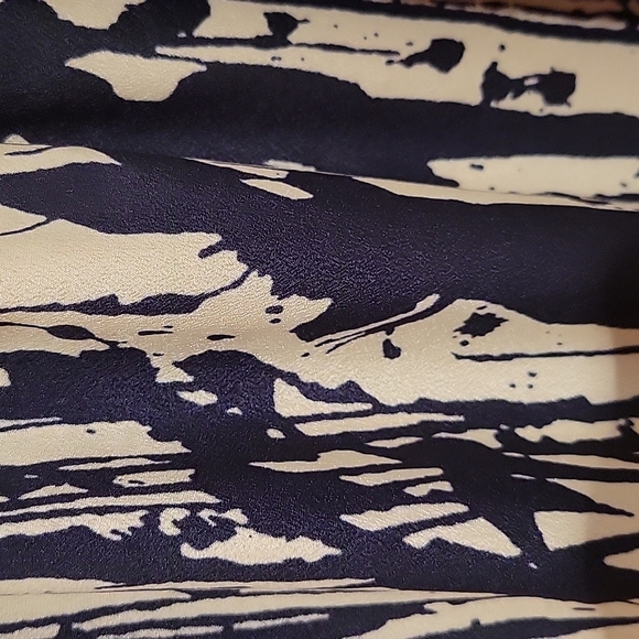 Navy and cream Dress - Picture 2 of 3